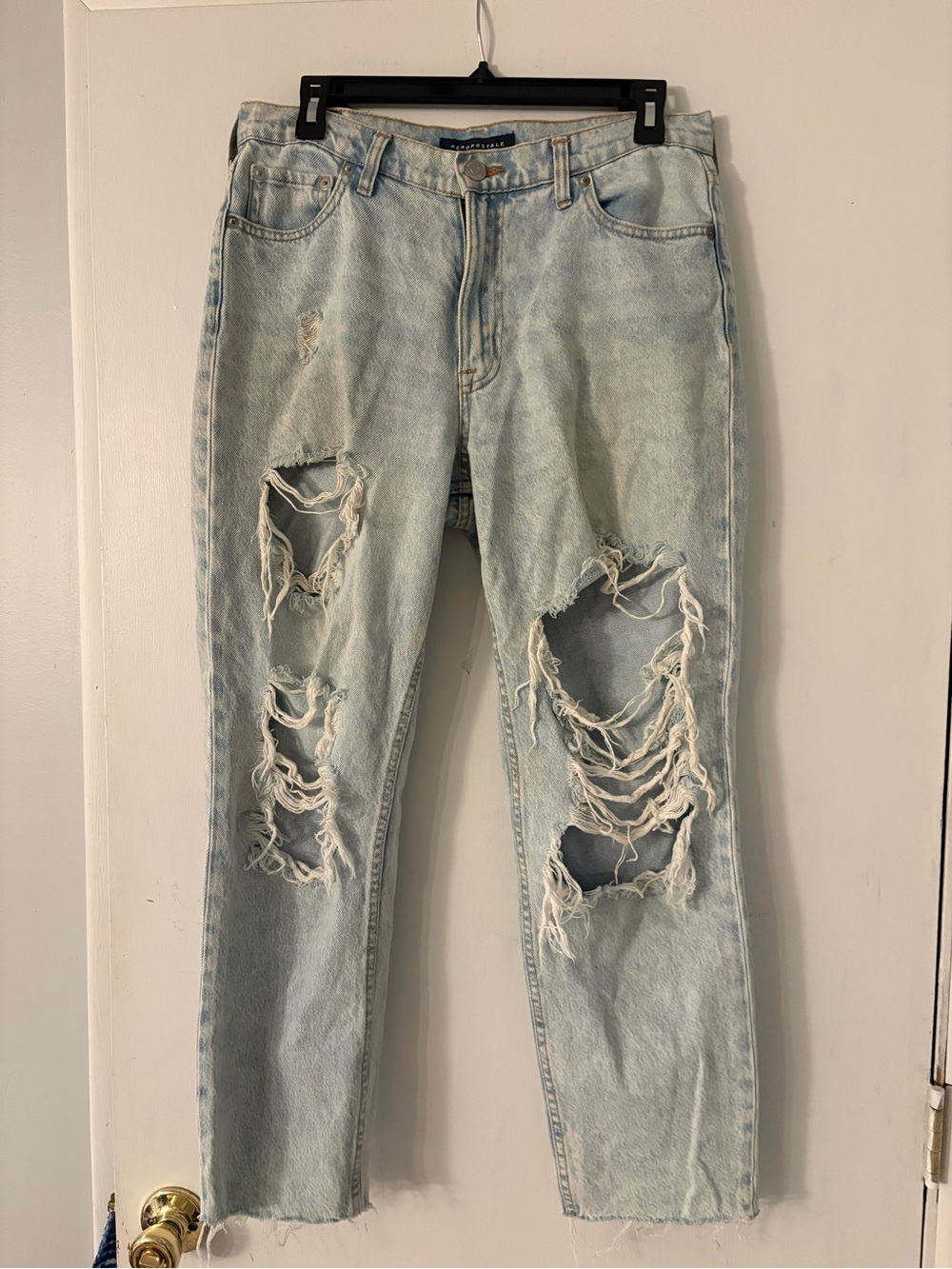 Light Blue Distressed women's Jeans